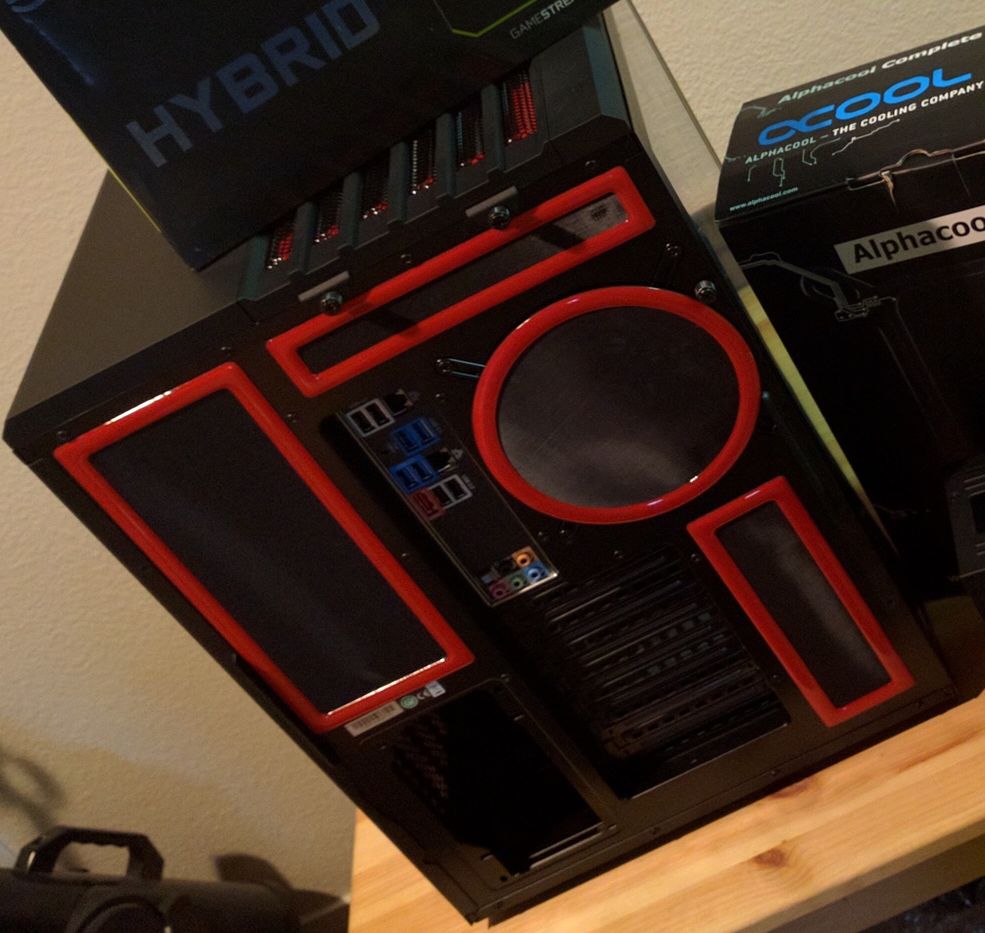 Case with dust cover